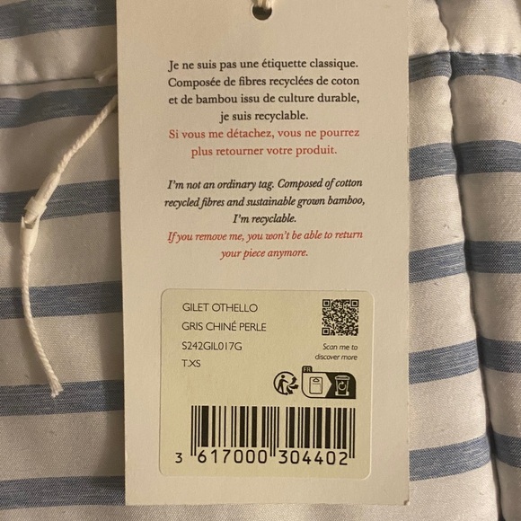 Sezane Charcoal Cardigan Sweater - Picture 5 of 5